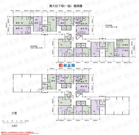 龍榮樓平面圖|大廈資料：黃大仙下邨(一區) 龍榮樓 (6座)